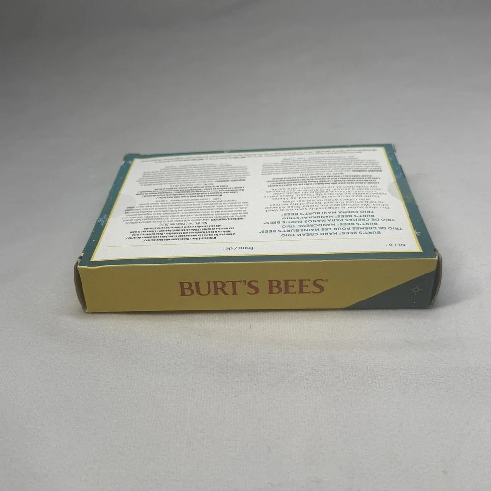 Burt's Bees Hand Cream Trio Gift Set Wild Rose Lavender Watermelon Set of 3 New